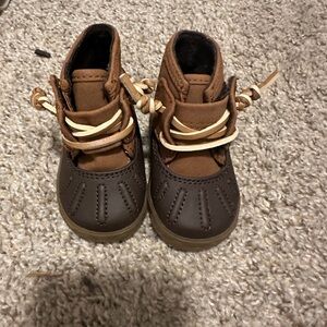 Brown Sperry Boot Kids